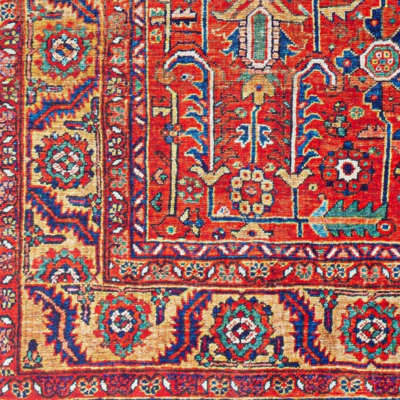 Mark & Day Loveren 5'x7'6" Rectangle Woven Indoor Area Rugs Bright Red
