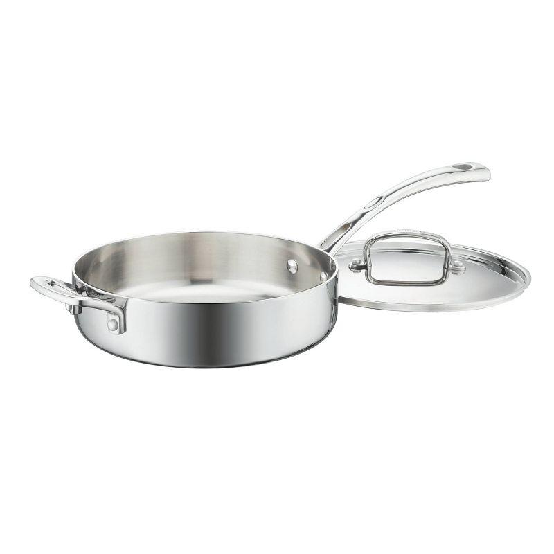 Cuisinart French Classic 13pc Stainless Steel Tri-Ply Cookware Set - FCT-13: Kitchen Pan Set, Gas & Electric Compatible