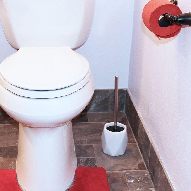 Evideco Evideco Stone Toilet Brush And Holder