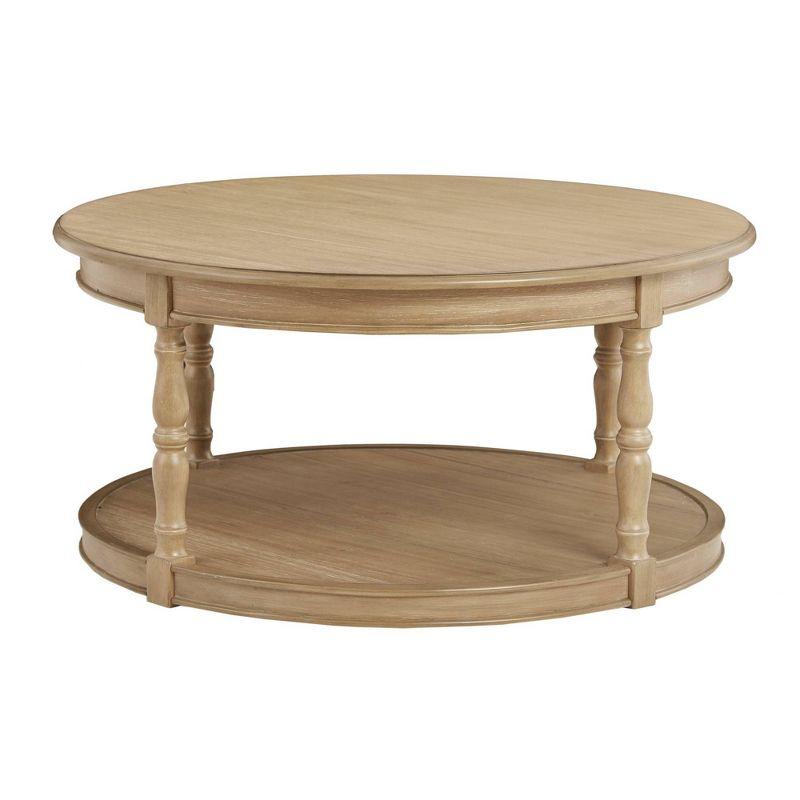 Martha Stewart Martha Stewart Belden Round Coffee Table on Hidden Casters