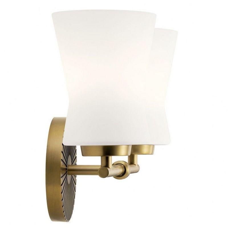 Kichler Lighting Brianne 2 - Light Vanity in  Brushed Natural Brass