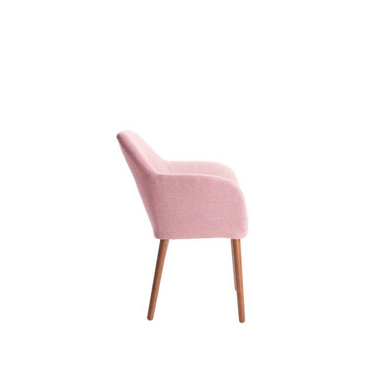 Elle Decor Adore Decor Roux Mid-Century Accent Chair for Home Office or Living Room