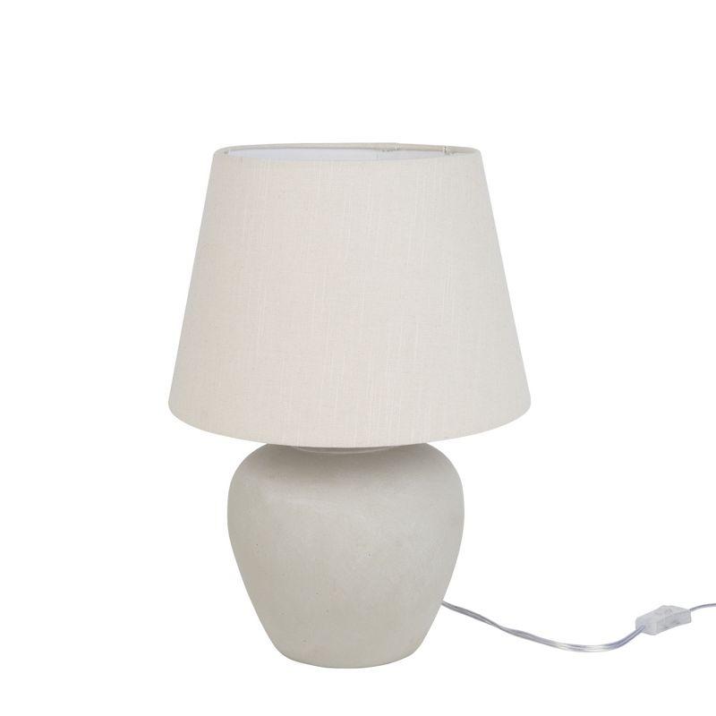 Nourison 20" Rustic Ceramic Pot Table Lamp