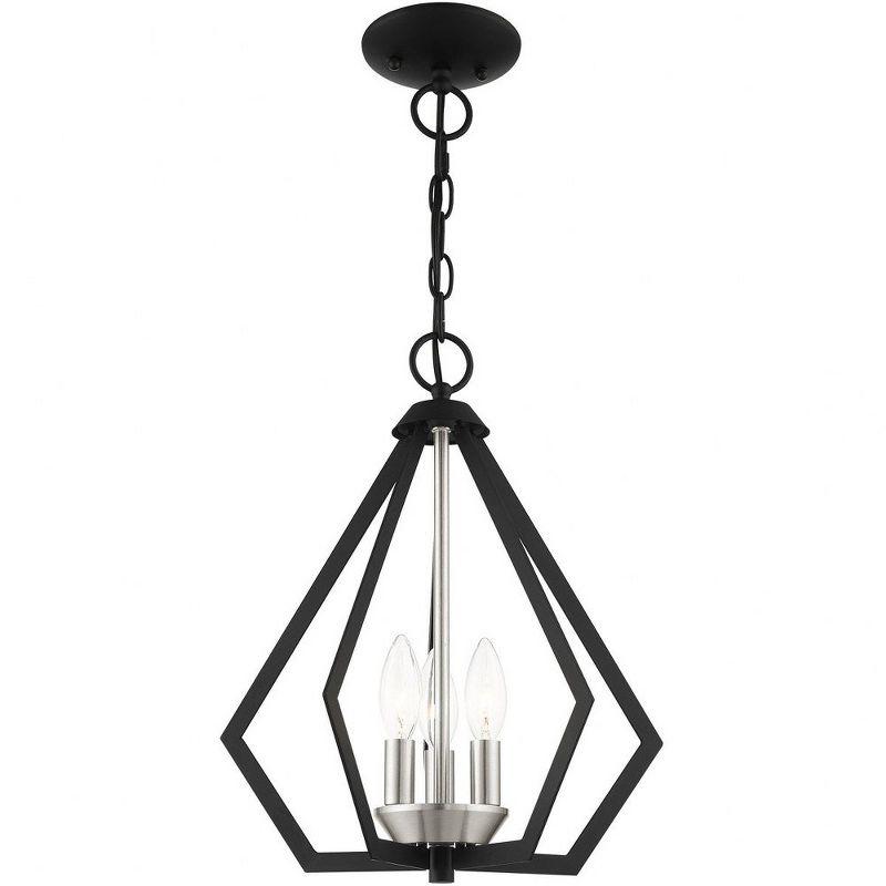 Livex Lighting Prism 3 - Light Chandelier in  Black