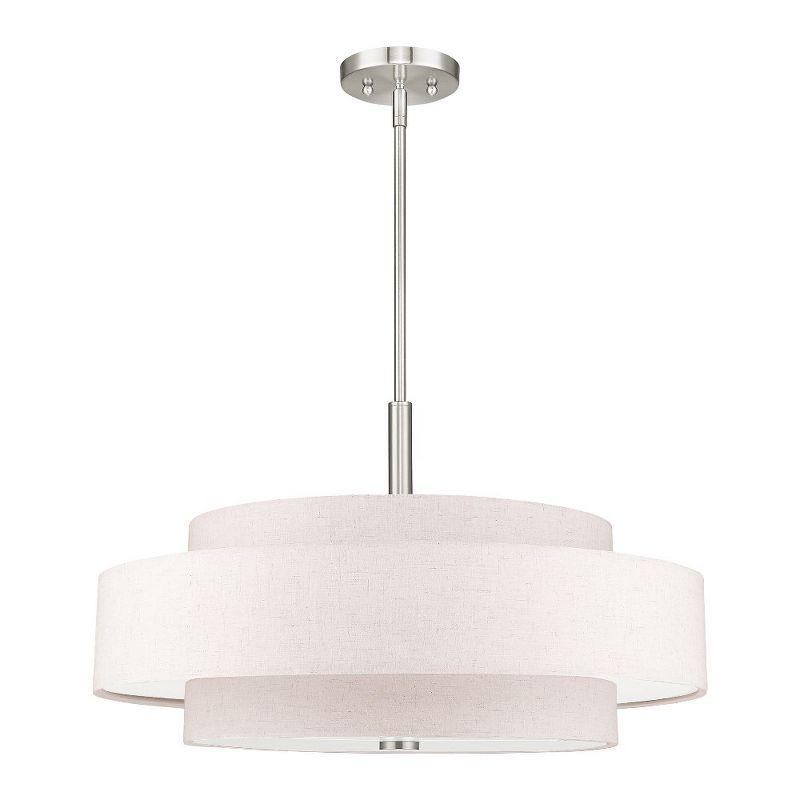 Livex Lighting Monroe 5 - Light Pendant in  Brushed Nickel