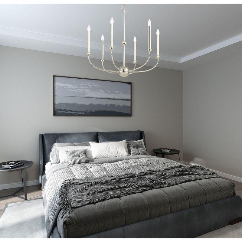 Everly Quinn 6 - Light Dimmable Chandelier