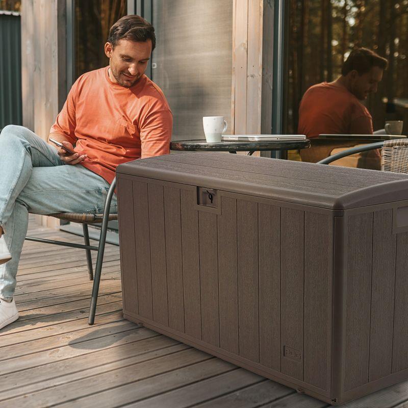Plastic Development Group Plastic Development Group 130 Gallon Resin Outdoor Patio Storage Deck Box