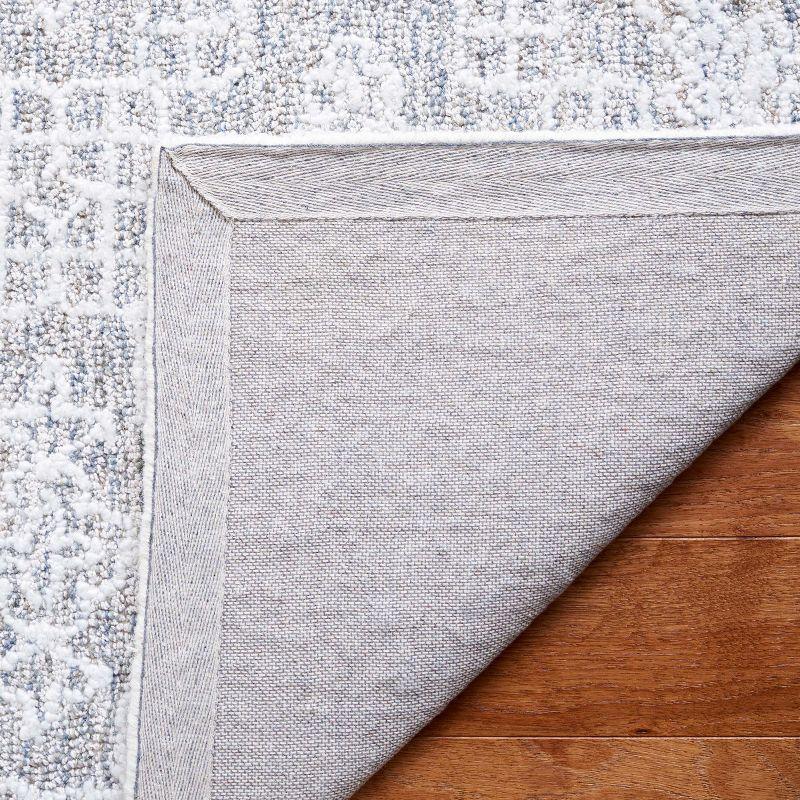 Ebony EBN201 Hand Tufted Area Rug - Grey/Ivory - 5'x8' - Safavieh.