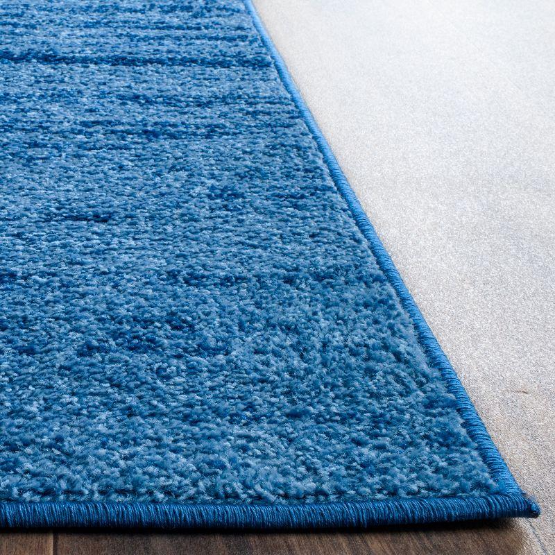 Adirondack ADR113 Non-Shedding Power Loomed Indoor Runner Rug - Light Blue/Dark Blue - 2'6"x8' - Safavieh