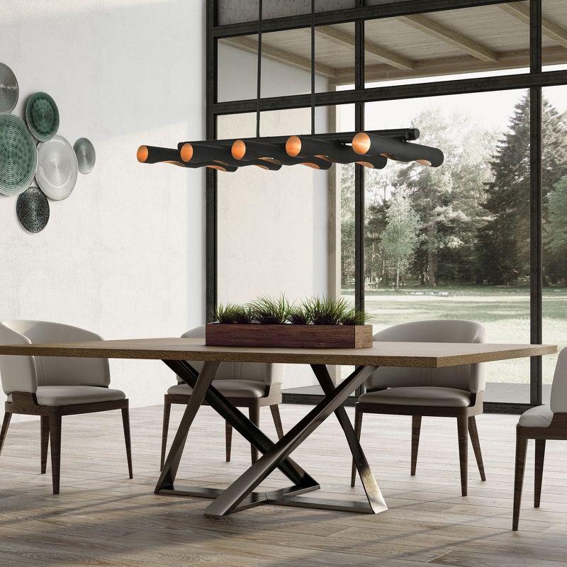 Livex Lighting Novato 10 - Light Chandelier in  Black