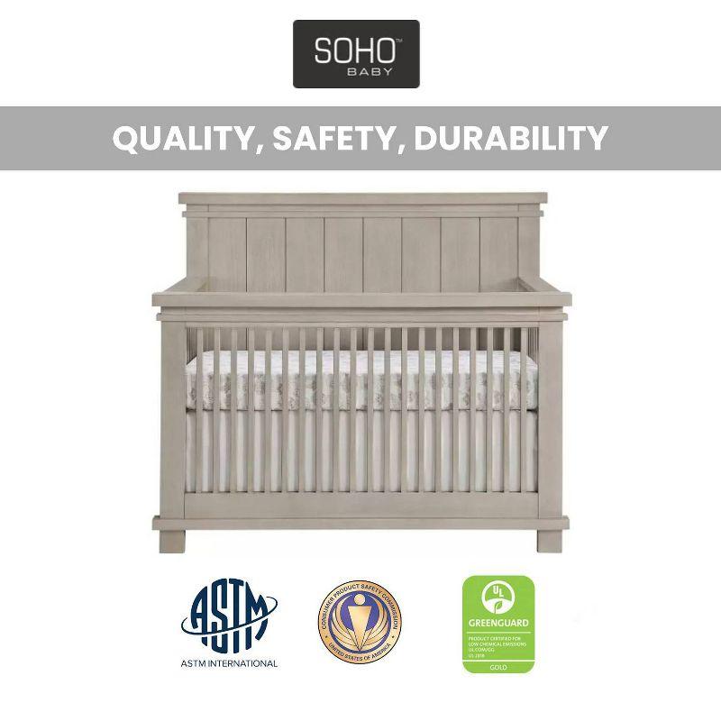 SOHO BABY Hampton 4-in-1 Convertible Crib