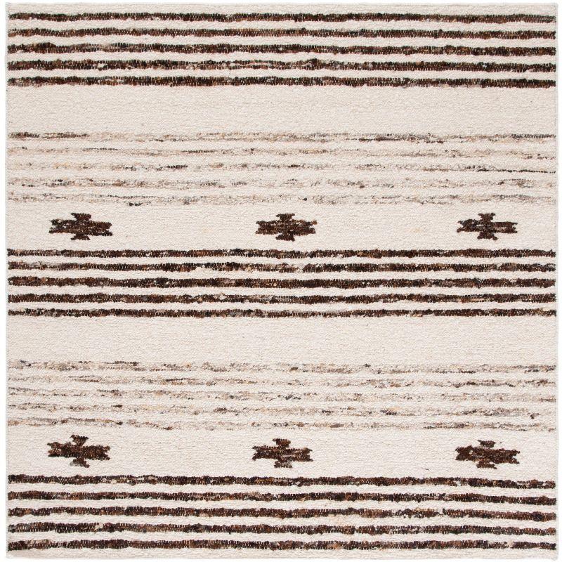 Abbie-Lea Natura Hand Woven 90% Wool And 10% Cotton Southwestern Rug