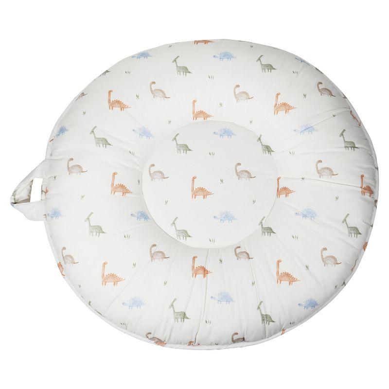 Darby Dinosaur Print Kids' Floor Cushion with Handle