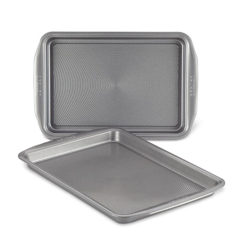 Gray Nonstick Stainless Steel Cookie Sheet Set