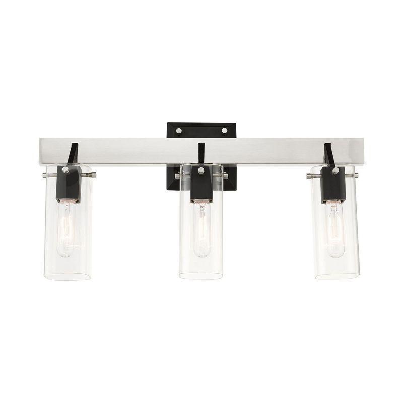 Livex Lighting Beckett 3 - Light Vanity in  Brushed Nickel