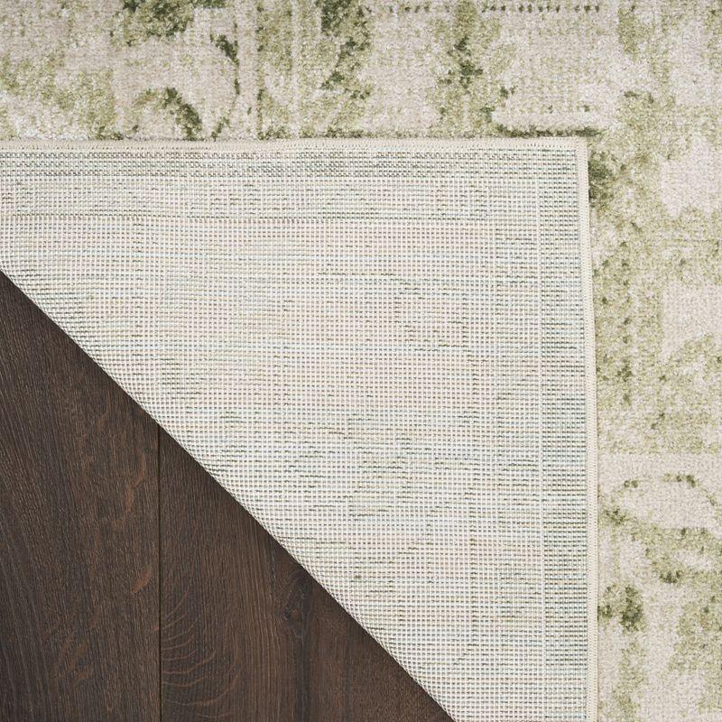Haydel Machine Washable Area Rug in Ivory