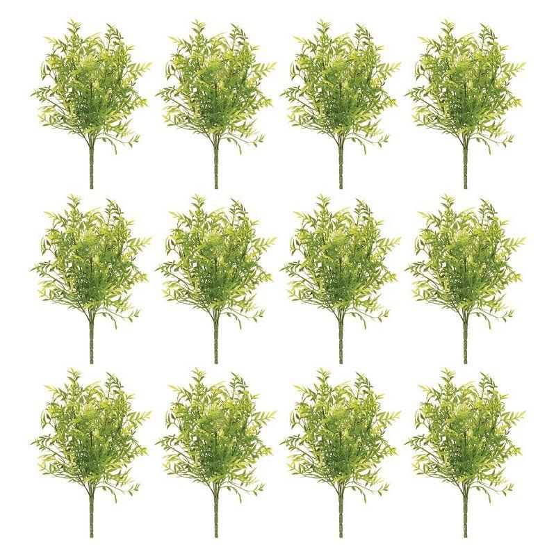 Mini Leaf Green Plastic Outdoor Arrangement Set