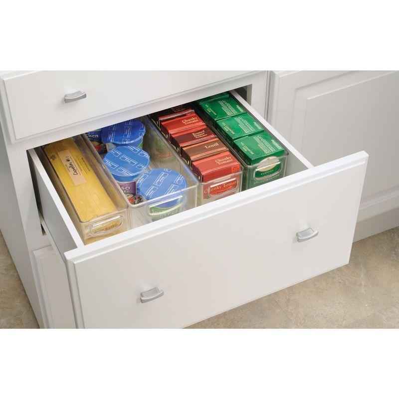 iDesign iDesign Recycled Plastic Stackable Storage Bin - Perfect to Hold Breast Milk  Bags - Clear