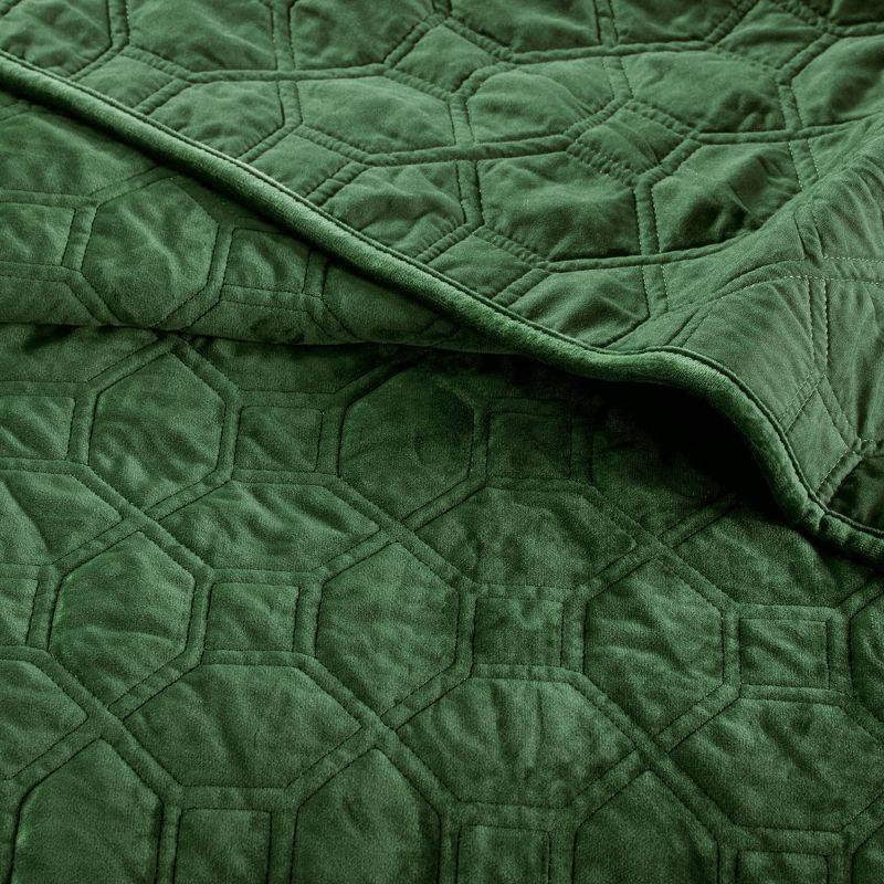 Madison Park Harper 3 Piece Velvet Quilt Set