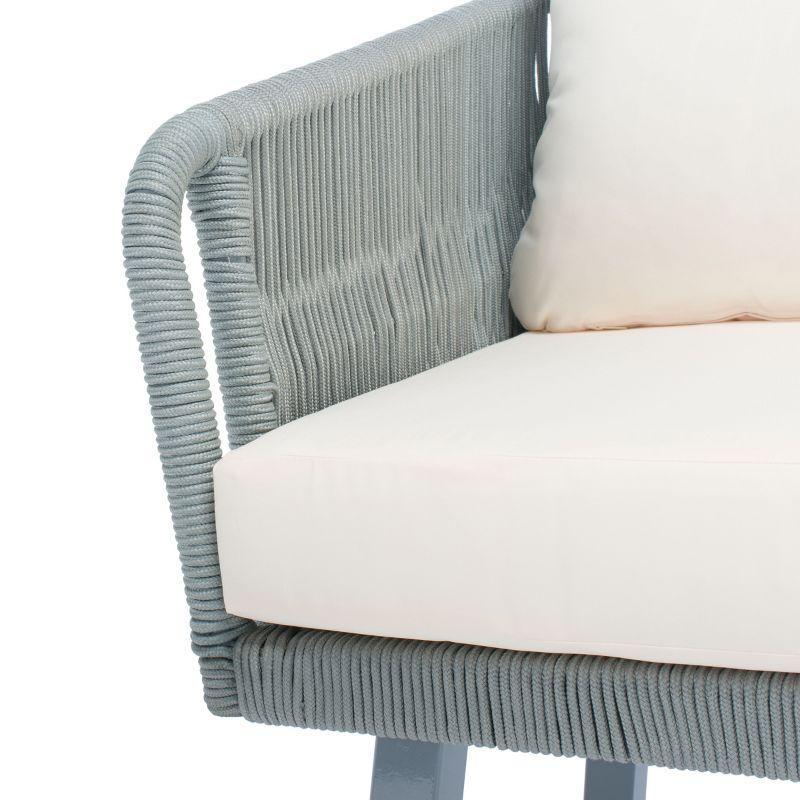 Kerson 4 Piece Rope Living Set - Indoor/Outdoor - PAT7519 - Grey/Beige - Safavieh
