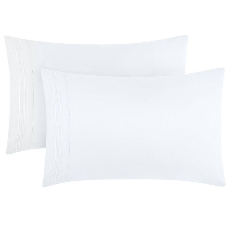 Mellanni Brushed Microfiber Pillowcase Set of 2