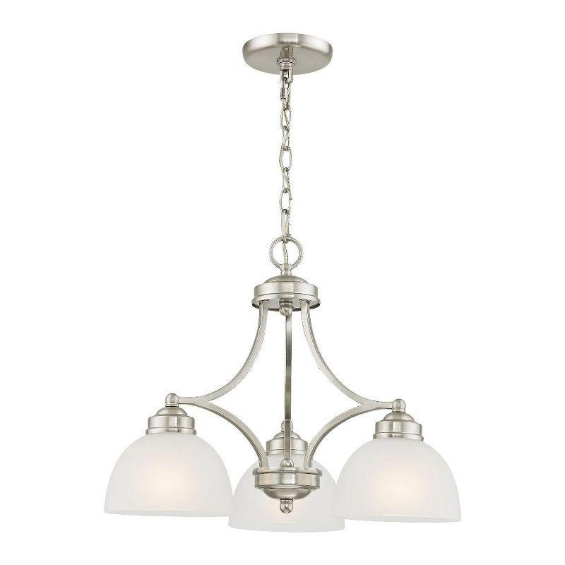 Livex Lighting Somerset 3 - Light Chandelier in  Brushed Nickel