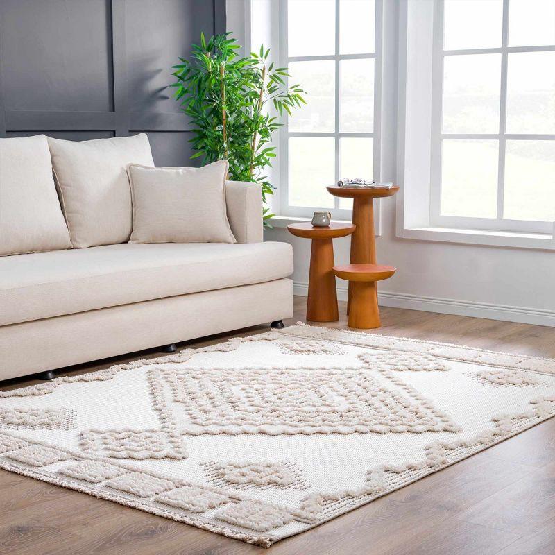 Hauteloom Rosales Cream High&Low Area Rug