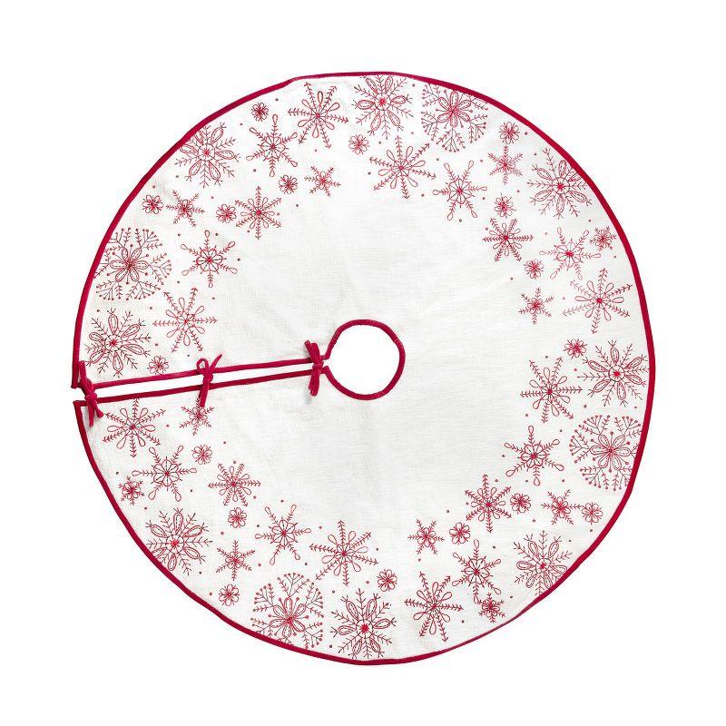 Floral Cotton Tree Skirt