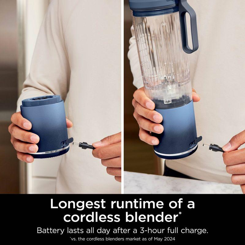 Ninja Blast 22oz Max Portable Blender Deep Navy BC251NV