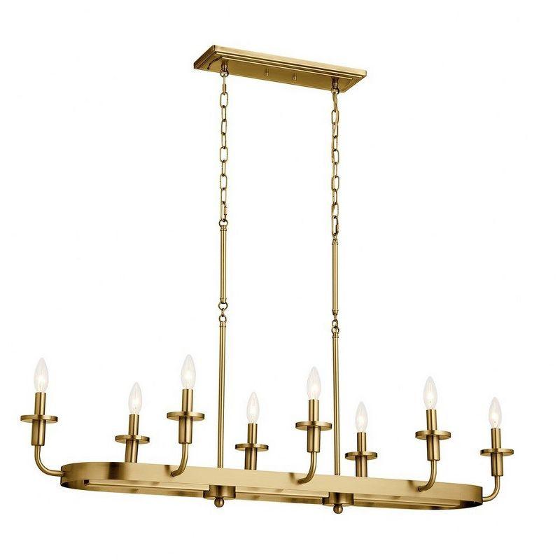 Kichler Lighting Vetivene 8 - Light Chandelier in  Natural Brass