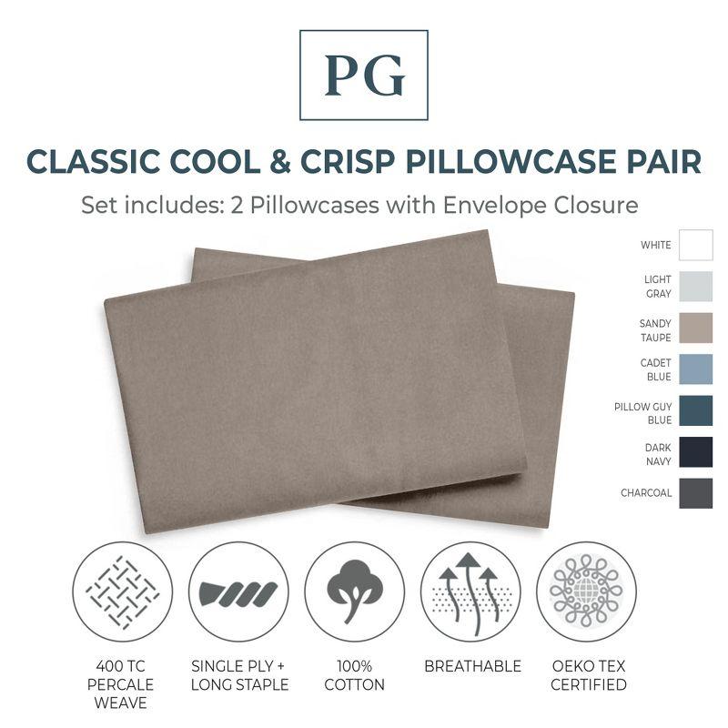 Percale Pillowcase - Set of 2 (Set of 2)