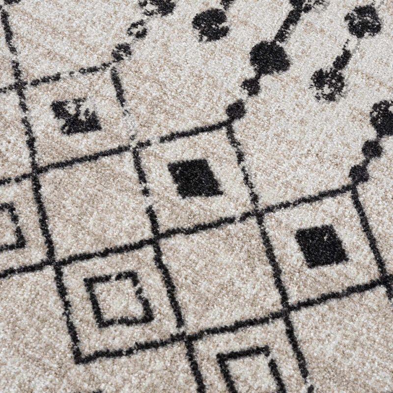 Hauteloom Round Area Rug   Black