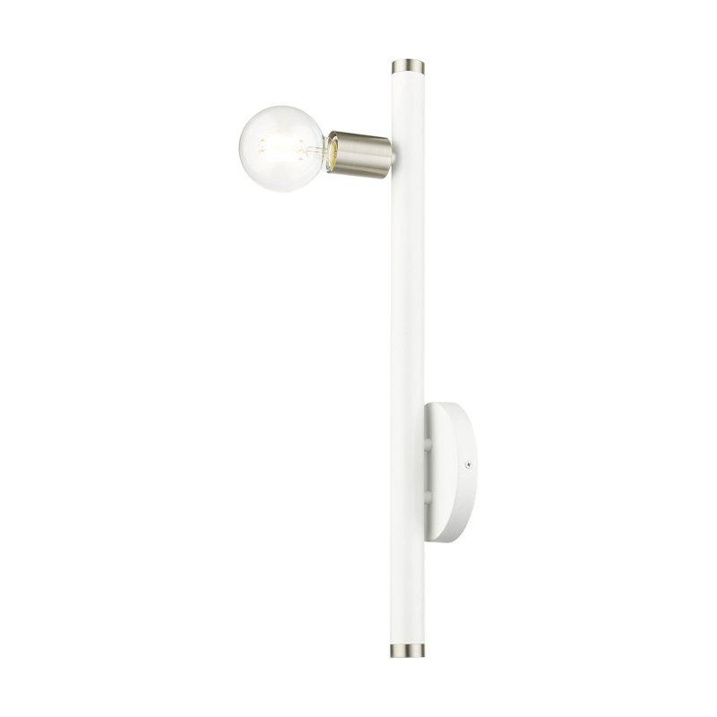 Livex Lighting Bannister 1 - Light Wall Light in  White