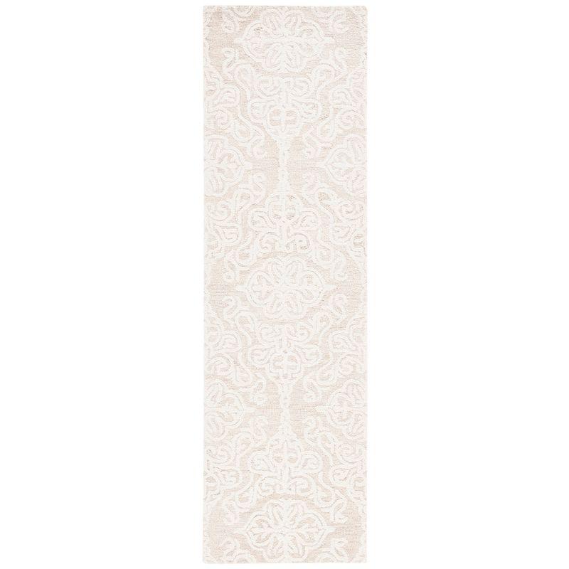 Blossom BLM112 Hand Tufted Indoor Runner Rug - Beige/Ivory - 2'3"x6' - Safavieh