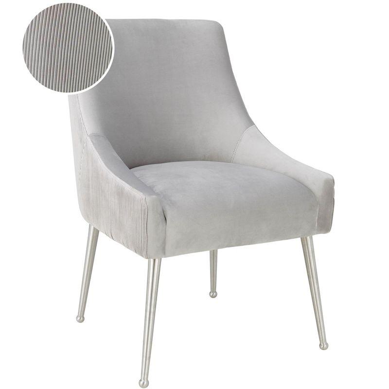 Beatrix 19'' H Velvet Upholstered Side Chair