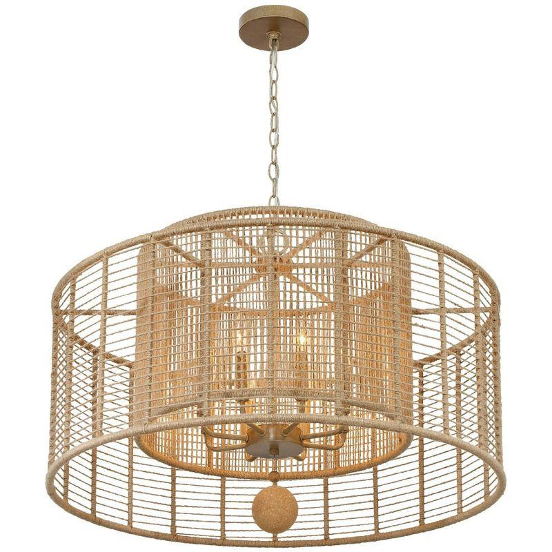 Crystorama Lighting Jayna 8 - Light Chandelier in  Burnished Silver