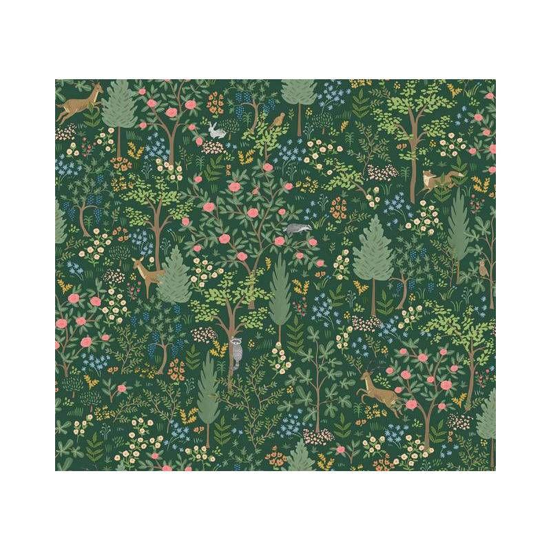 Woodland Emerald Peel and Stick Wallpaper