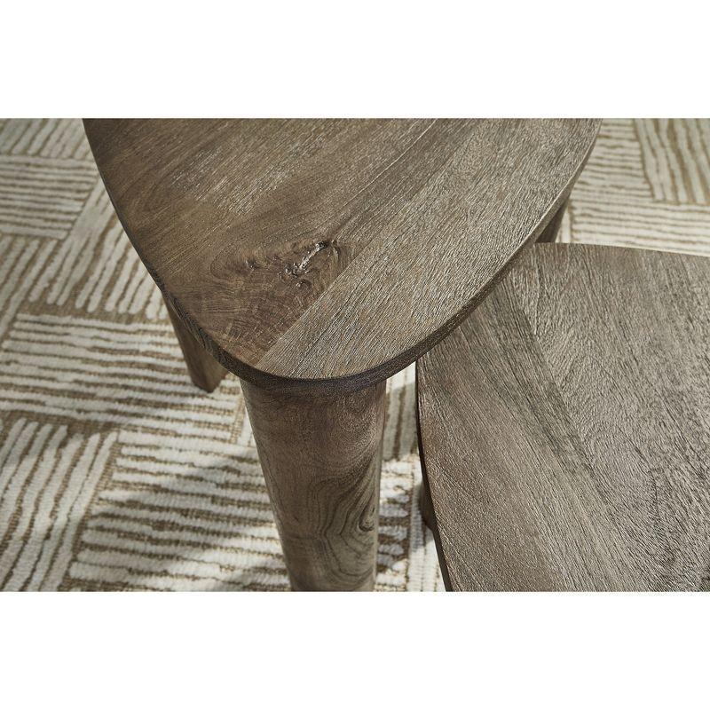 Signature Design by Ashley Reidport Accent Coffee Table (Set of 2), Grayish Brown