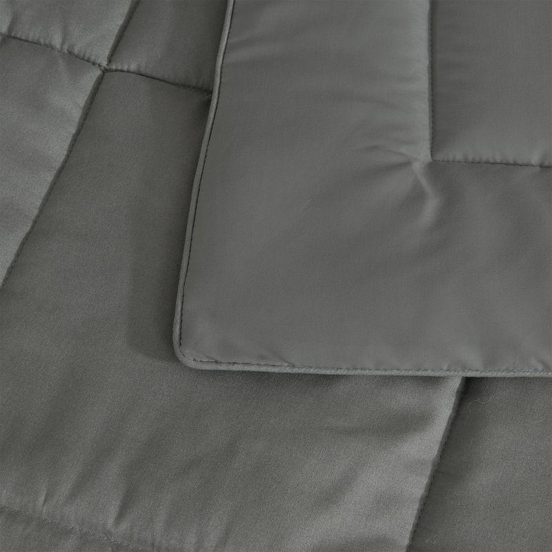 Solid Reversible Comforter and Sham Set - Great Bay Home