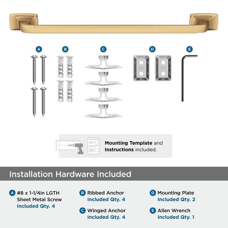 Amerock Highland Ridge Champagne Bronze 18 inch (457mm) Towel Bar