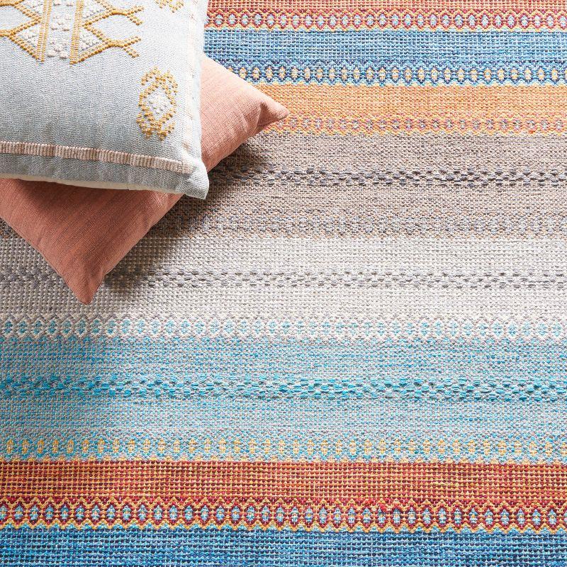 Montauk MTK851 Hand Woven Area Rug - Grey/Orange - 3'x5' - Safavieh.