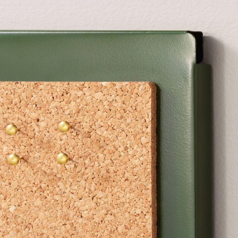 Small Metal Pegboard Wall Organizer Set Green/Gold - Hearth & Hand™ with Magnolia: Wall Mounted Hooks & Storage