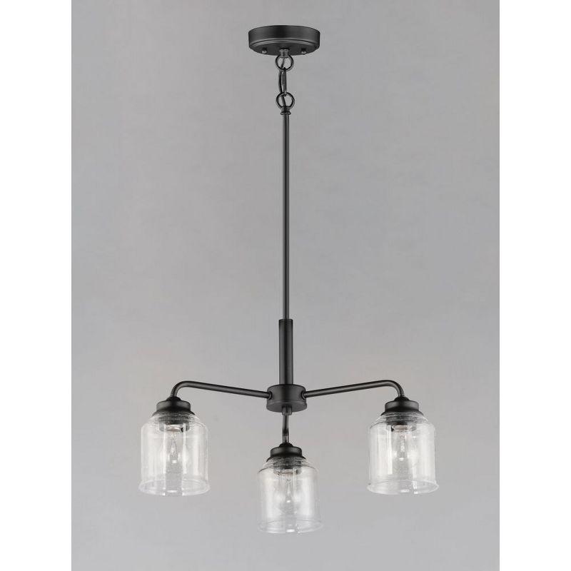 Maxim Lighting Acadia 3 - Light Chandelier in  Black