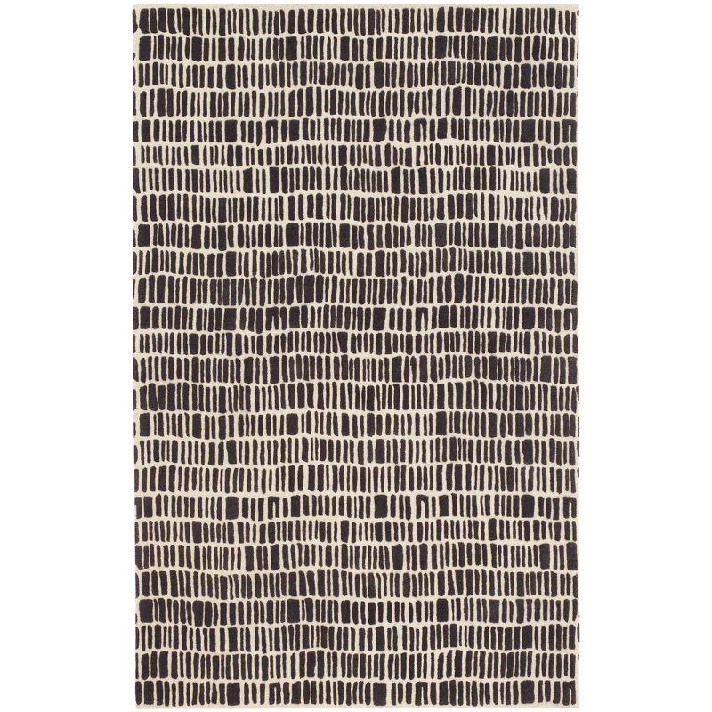 Roark Charcoal Hand Tufted Wool Rug