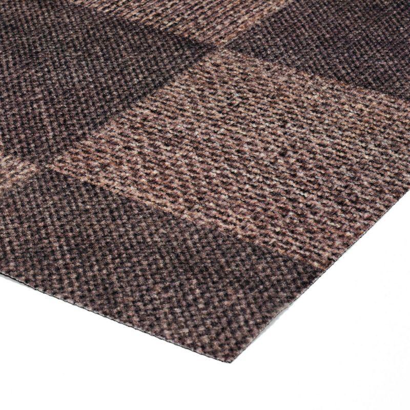 6' x 8' Sisal Outdoor Rug Brown/Black - Foss Floors: Fade & Water Resistant, Machine Made Area Rug