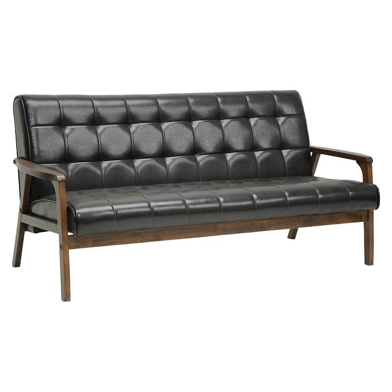 Tricia 63.75'' Faux Leather Loveseat