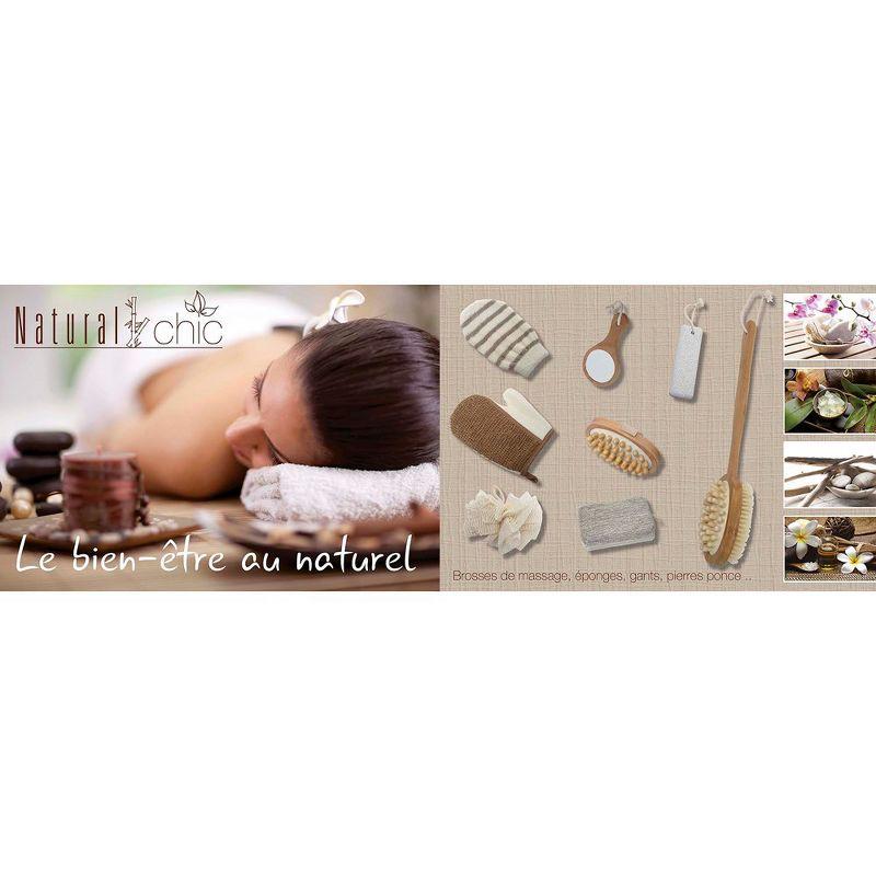 Evideco French Home Goods Foot Care Pumice Stone Well-Being 4”L x 1 1/2”W x 3/4"H