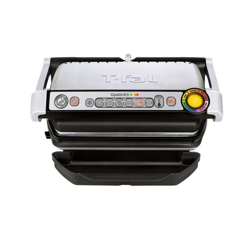 T-fal T-Fal Gc712D54 Stainless Steel Optigrill Plus Grill With Automatic Sensor Cooking Electric Grill- Blemished Packaging With 1 Year Manufacturer Warranty (Refurbished)