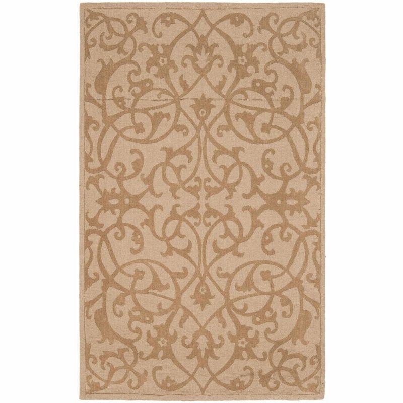 Impressions IM341 Hand Loomed Area Rug - Light Brown - 5'x8' - Safavieh.
