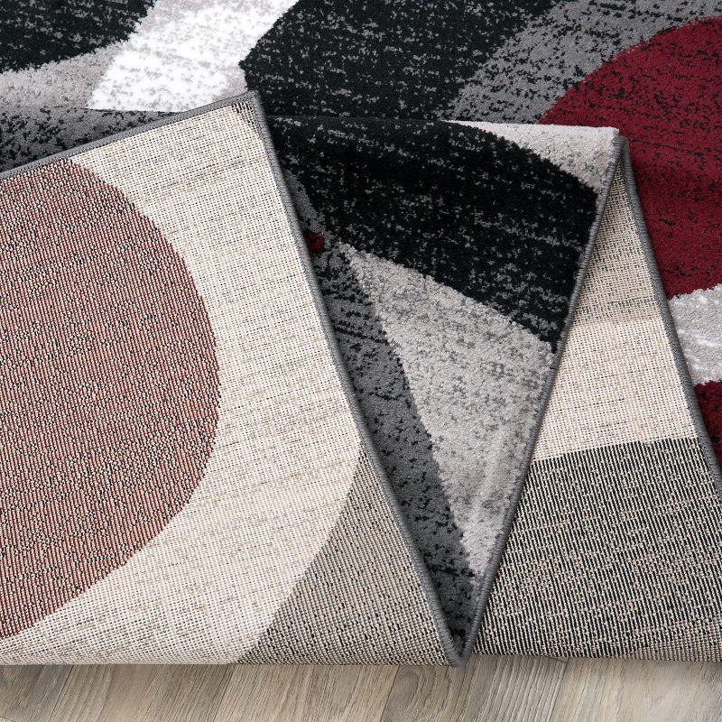 World Rug Gallery Geometric Circles Area Rug